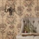 FLAX WALLPAPER | Antique Flower | FWP-AFW-02